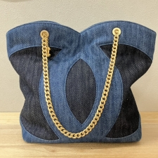 シャネル 23SS AS3857 デニム チェーントートバッグ  買取実績です。