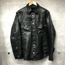 イサムカタヤマバックラッシュ BA-2012-05 マリヤム社製 イタリーキップ ガーメントダイ レザーシャツジャケット 買取実績です。