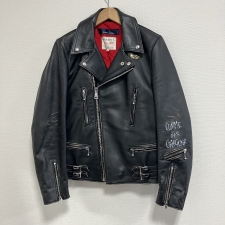 ルイスレザー コムデギャルソンコラボ 青山限定 ライダースジャケット ライトニング KZ-J001 買取実績です。