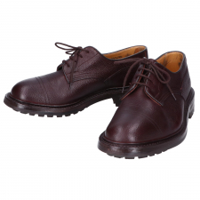 トリッカーズ ブラウン M6896 グレインレザー マットロック ストレートチップダービーシューズ 買取実績です。