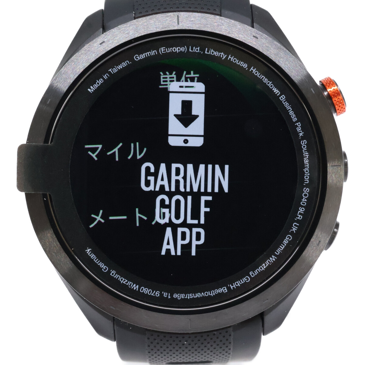 ガーミンを大阪心斎橋で買取。ブラックで47㎜ケースのGPS搭載