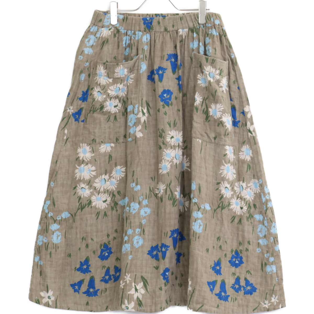 新品同様【定価6万】完売 45R 二重織のカントリーフラワースカート 現行 宅配で45Rを買取。71140084、二重織のカントリーフラワー
