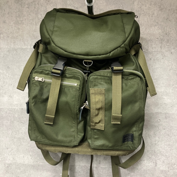 希少 ポーター フライングエース リュック デイパック オリーブドラブ