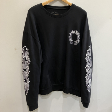 クロムハーツ アームフローラルクロス ホースシュー プリント クルーネックスウェット 買取実績です。