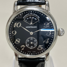 モンブラン ステンレス マイスターシュティック パワーリザーブ 手巻き腕時計 7017 買取実績です。