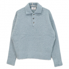 アミパリス(アミアレクサンドルマテュッシ) ブルー アルパカ混 ニットセーター 買取実績です。