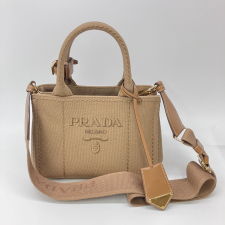 プラダ コットンキャンバス ミニハンドバッグ 1BA038 買取実績です。