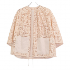 ドゥロワー ピンクベージュ レース ブルゾンジャケット 買取実績です。