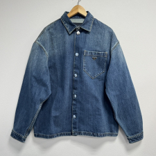 プラダ 23年 トライアングルロゴ GEC066 14EF デニムシャツ 買取実績です。