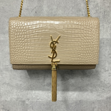 サンローラン 354119 クロコ型押し モノグラム チェーンショルダーバッグ 買取実績です。