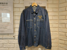 ディオール 213D589AY506 アトリエロゴ刺繍 インディゴ デニムシャツ 買取実績です。