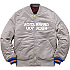 UNDERCOVER×Supreme別注 ロゴプリント MA-1 フライトジャケット 中古品の買取強化例です。