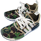 アディダス×アベイシングエイプ NMD カモフラ柄 ウルトラブースト スニーカー 未使用の買取強化例です。
