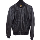 バンソン×ロンハーマン TEAM JACKET 襟袖リブ ジップアップ レザーブルゾン 中古美品の買取強化例です。