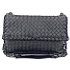 BOTTEGA VENETA 黒 イントレチャート オリンピア ショルダーバッグ 中古美品の買取強化例です。