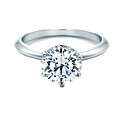 ティファニー Pt950 ソリテールリング 1.18ct クラリティVVS2 カラーD カット EX 鑑別有 未使用品