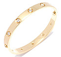カルティエ Cartier 750YG フルダイヤラブブレス 付属付