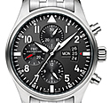 IWC パイロット ウォッチ 黒文字盤 クロノグラフ クロノ IW377704 腕時計