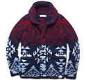 カシウエア(kashwere)<br>ネイティブ柄 カーディガン