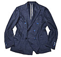 リングヂャケット<br>(RING JACKET)<br>リネン コットン<br>ダブルジャケット