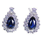 pt850 ロイヤルブルーサファイア1.42ct 1.45ct ピアスの買取強化例です。