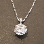 Pt850 3.45ct ダイヤモンド ネックレス