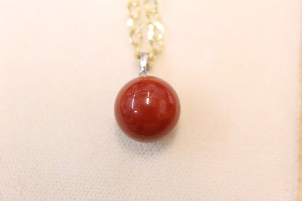 赤珊瑚の宝石のネックレスの買取実績です 14年5月16日公開の情報です エコスタイル