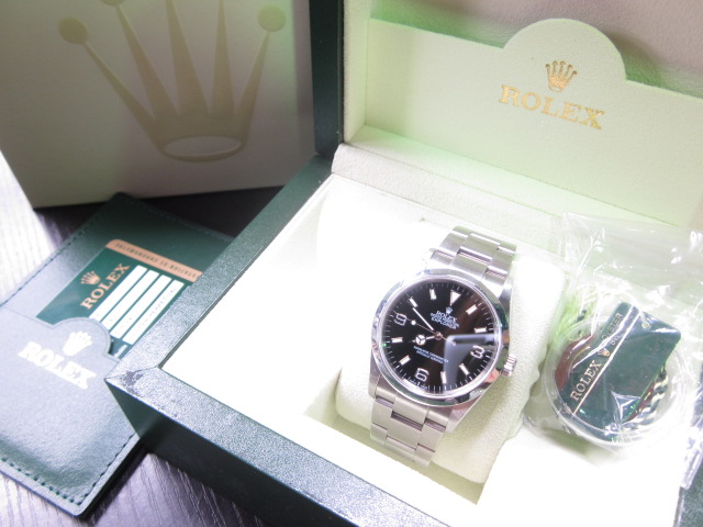 ロレックスのROLEXロレックス　114270　エクスプローラー1　時計の買取実績です。