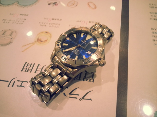 オメガのシーマスター　プロフェッショナル300　自動巻き時計の買取実績です。