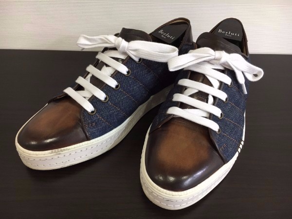 ベルルッティの2016SS　デニム　スニーカー　71/2の買取実績です。