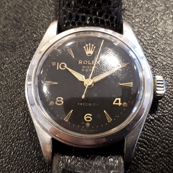 ロレックスの6144　オイスターロイヤル　手巻き時計　ジャンク品の買取実績です。