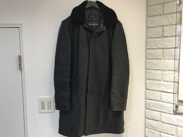 ルードギャラリー(RUDE GALLERY)のレザーロングコートをお買取いたし 