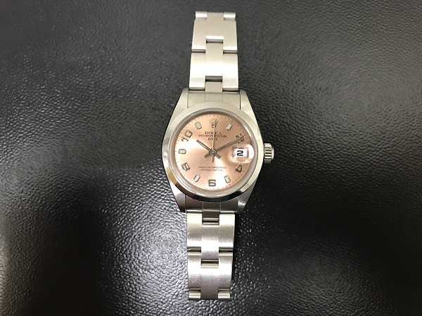 ロレックスのオイスターパーペチュアル　デイト　Ref.79160　自動巻き時計　SSの買取実績です。