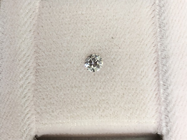 ダイヤモンドのダイヤモンドルース　0.302ct　Color:VVS-1　Clarity:Eの買取実績です。