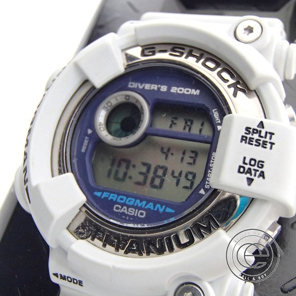 G-SHOCKのDW-8200LG-8JR Master of G フロッグマン 時計 ※黄ばみ、汚れ有の買取実績です。