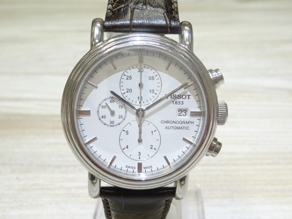 ティソのT0684271601100 白文字盤 カーソンクロノグラフ 腕時計の買取実績です。
