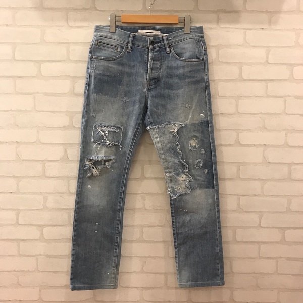 ロンハーマンの洋服のe 805 C クラッシュ加工 ボタンフライデニムパンツの買取実績です 18年5月19日公開の情報です エコスタイル