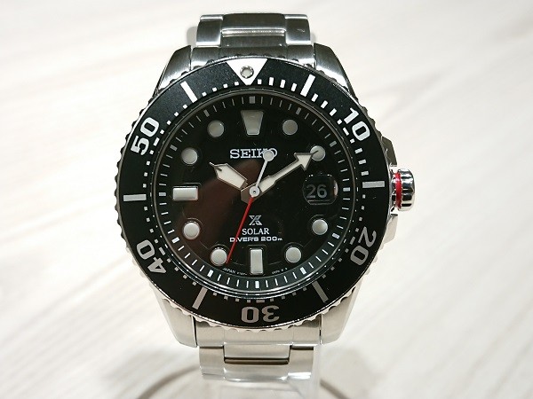 セイコーのSBDJ017 プロスペックス ソーラー ダイバーズ 腕時計の買取実績です。