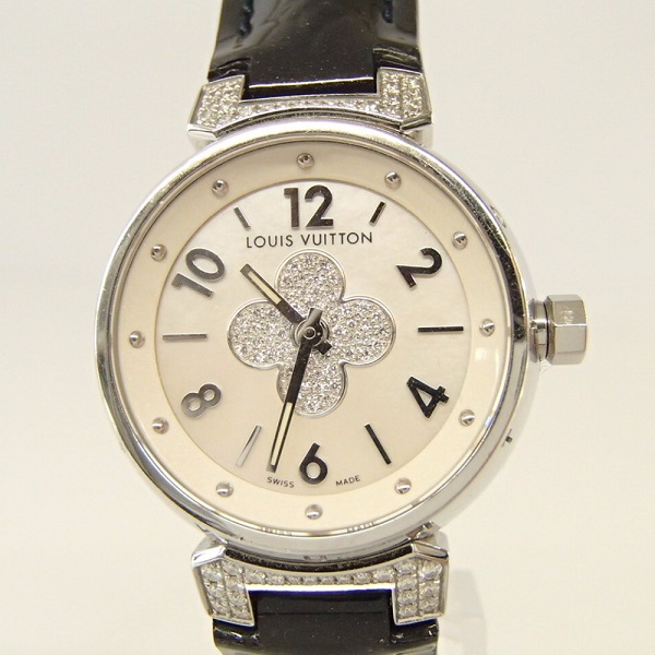 ルイヴィトンのQ121P タンブールフォーエバー センターパヴェダイヤ 腕時計の買取実績です。