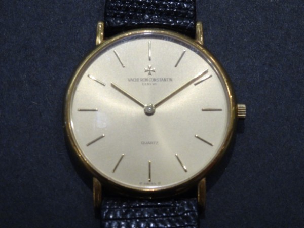 ヴァシュロンコンスタンタンの750/18K　金無垢　クオーツ時計の買取実績です。