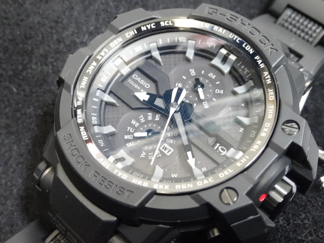 ジーショックのスカイコックピット 電波ソーラー腕時計 GW-A1000FC-1AJFFの買取実績です。