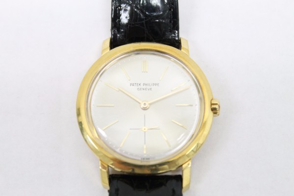 パテックフィリップの18KY 2551 カラトラバ スモセコ 自動巻き時計の買取実績です。