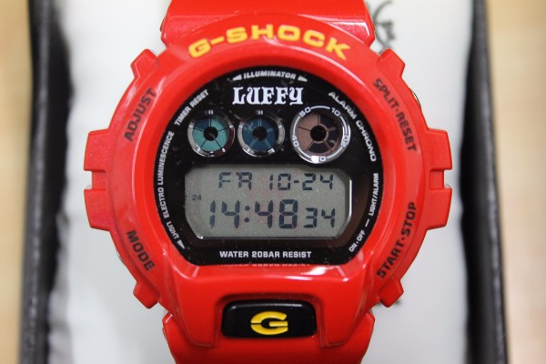 ジーショックのG-SHOCK　ワンピース　ルフィモデルの買取実績です。