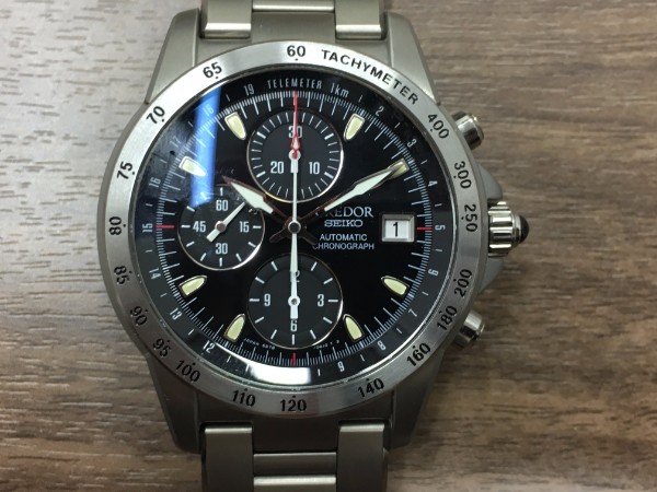 セイコーのクレドール 　チタン製　6S78 0A20　フェニックス　自動巻き時計の買取実績です。