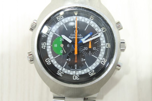 オメガのフライトマスター　045.163　ファーストモデル　手巻き時計の買取実績です。