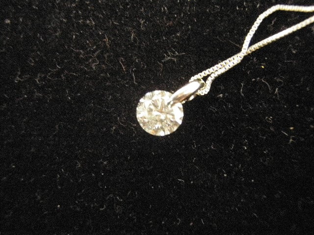 ダイヤモンドの1.08ct ダイヤモンド I/3EX/IF ネックレスの買取実績です。