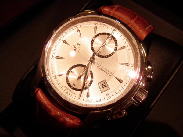 ハミルトン ジャズマスター　オートクロノ　H32616553　自動巻き時計 買取実績です。
